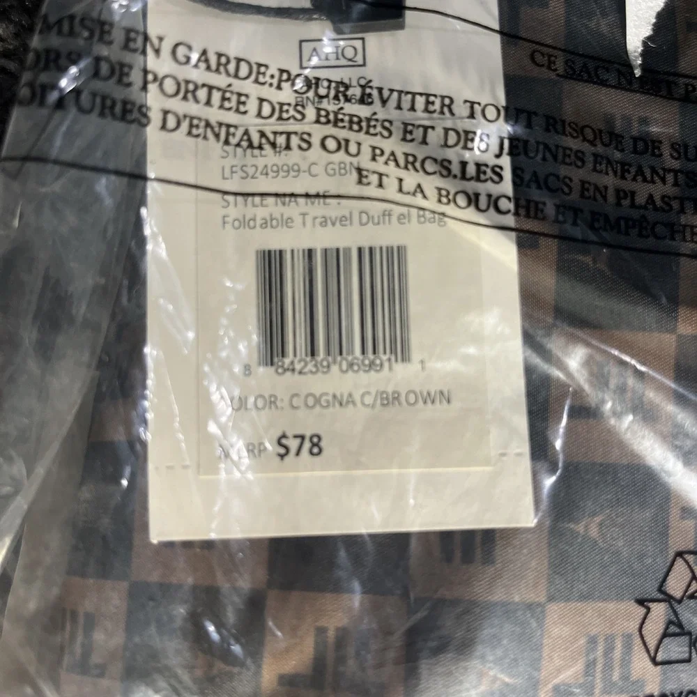 London Fog nwt cognac